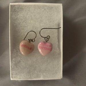 Cute Candy Heart Earrings
